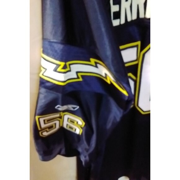 NFL San Diego Chargers Reebok Jersey Merriman 56 EUC Size 60! RARE - Picture 4 of 5